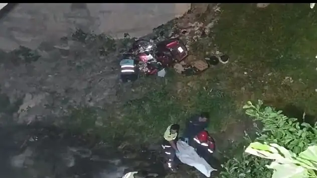 Uzungöl'de Suudi turist motosiklet ile dereye uçtu: 1 ölü