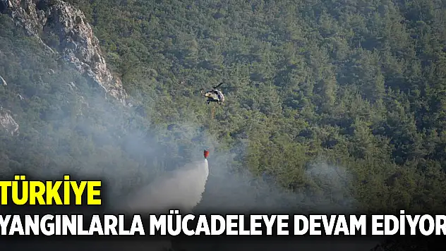 Türkiye yangınlarla mücadeleye devam ediyor