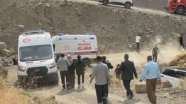 Güvenlik korucularını taşıyan kamyonet şarampole devrildi 2'si ağır, 6 yaralı