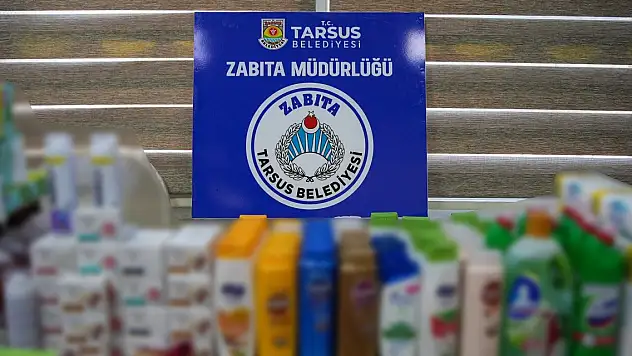 Mersin'de tarihi geçmiş 70 bin ürün imha edildi