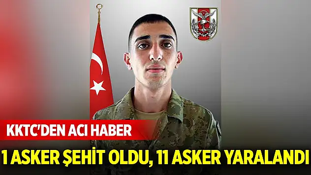 KKTC'deki kazada 1 asker şehit oldu, 11 asker yaralandı
