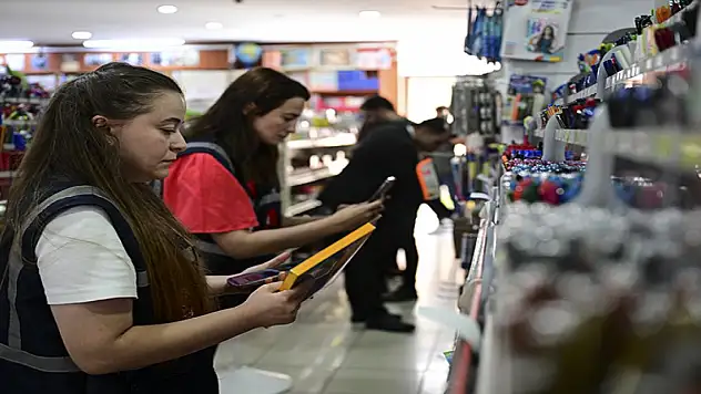 Okul sezonu öncesi kırtasiye ve okul ürünlerinin fiyatları denetlendi