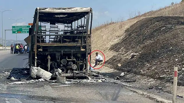 Otoyolda can pazarı yaşandı, 41 yolcu tahliye edildi