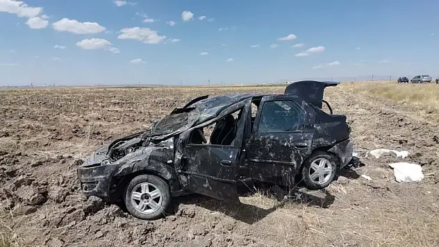 Muş'ta otomobil, tarlaya devrildi sürücü öldü