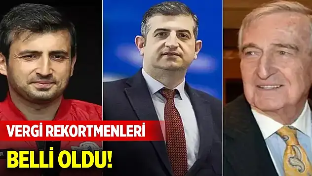 Türkiye'nin 2023 yılı vergi rekortmenleri belli oldu! Selçuk Bayraktar ilk sırada
