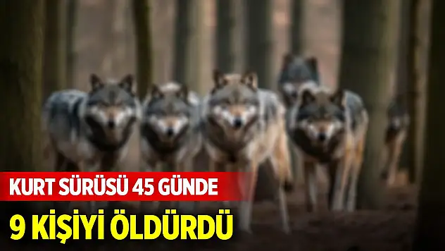 Kurt sürüsü 45 günde 8'i çocuk 9 kişiyi öldürdü