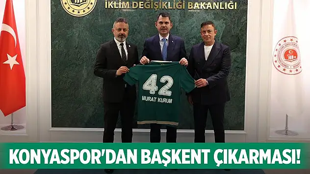 Konyaspor'dan Bakan Kurum'a ziyaret!