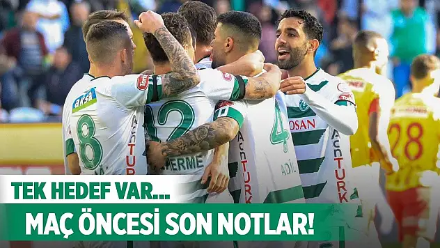 Konyaspor, Kayserispor'a karşı!