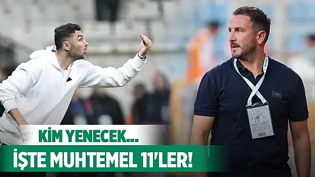 Konyaspor-Kayserispor, İşte muhtemel 11'ler!