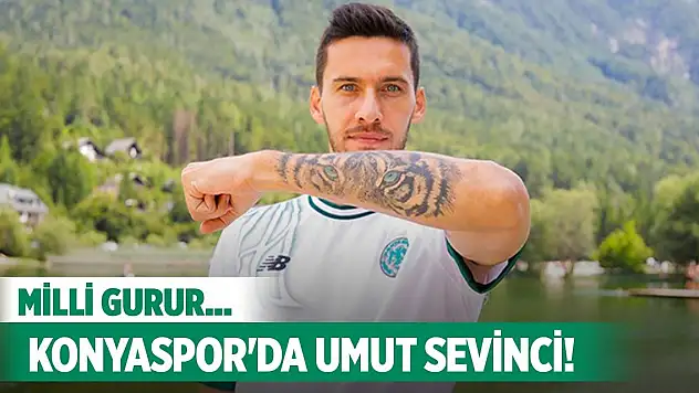 Konyasporlu Umut'a milli gurur!