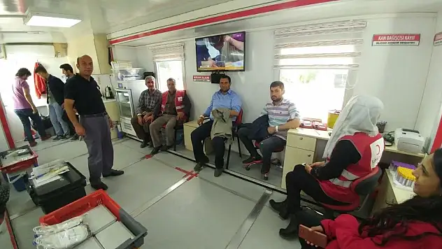 Konya Karapınar'da kan bağışı kampanyası