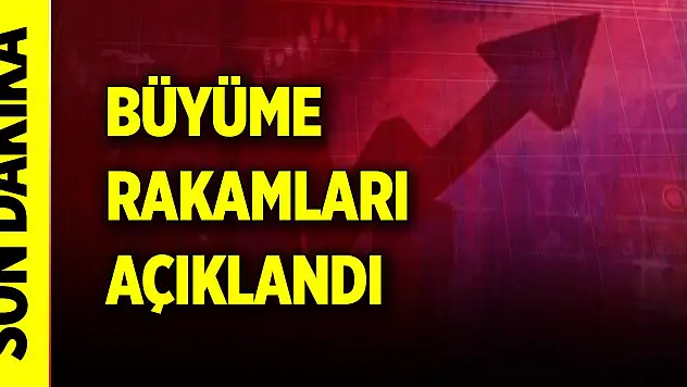 Son Dakika! Büyüme rakamları açıklandı