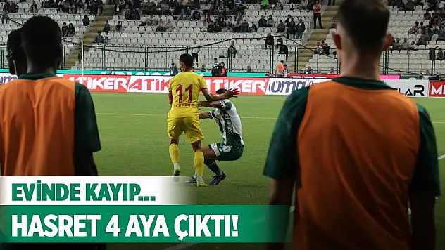 Konyaspor evinde yok!