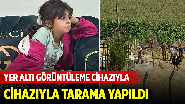 Narin Güran'ı arama çalışmalarında mezarlıkta yer altı görüntüleme cihazıyla tarama yapıldı