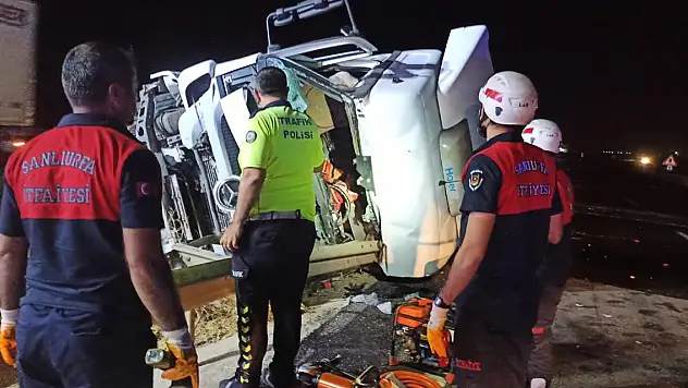 Şanlıurfa'da yakıt tankeri devrildi: 1 ölü