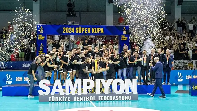 Hentbol 2024 Erkekler Süper Kupası'nda şampiyon Beşiktaş