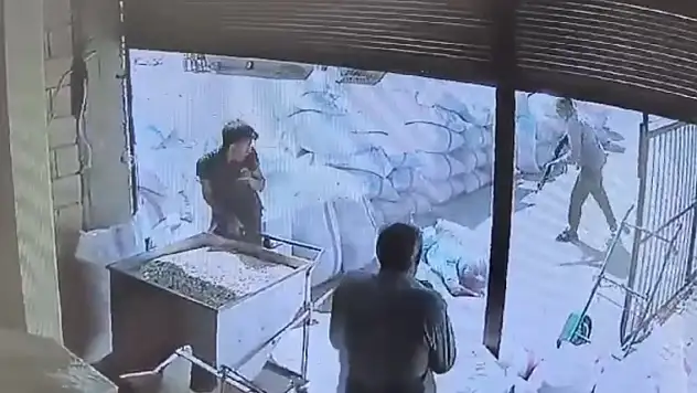 Fıstık işletmesinde çalışanını öldürdü... O anlar kamerada