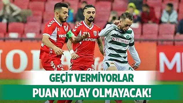 Samsunspor'un Konyaspor'a karşı güvencesi!