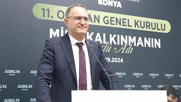 ASKON Konya'da Atilla Sinacı güven tazeledi