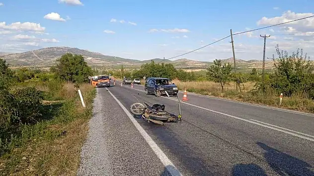 Denizli'de kaza! Motosiklet sürücüsü yaşamını yitirdi