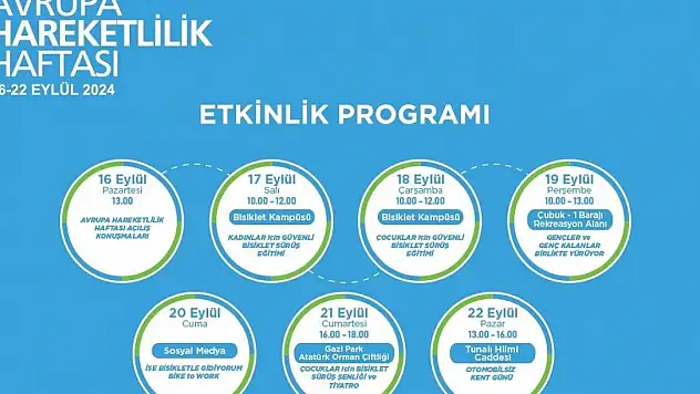 2024 Avrupa Hareketlilik Haftası başlıyor