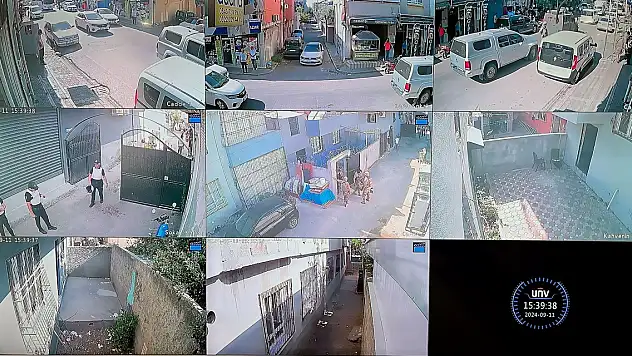 Eve kurduğu 8 kamerayla polis kontrolü yapmış