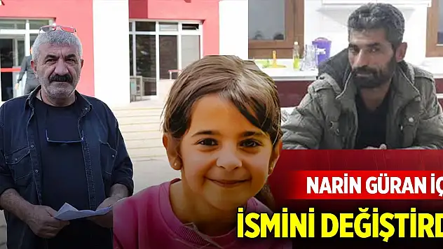 Narin Güran için ismini değiştirdi