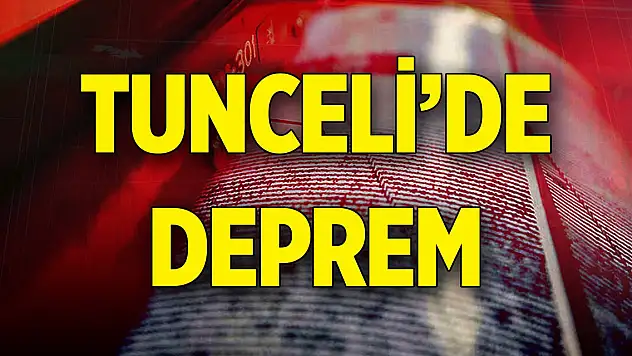 Son Dakika! Tunceli Pülümür'de deprem