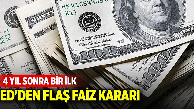 Fed'den flaş faiz kararı