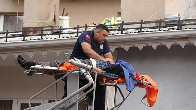 Çatıda yemek yerken kalp krizi geçirdi kurtarılamadı