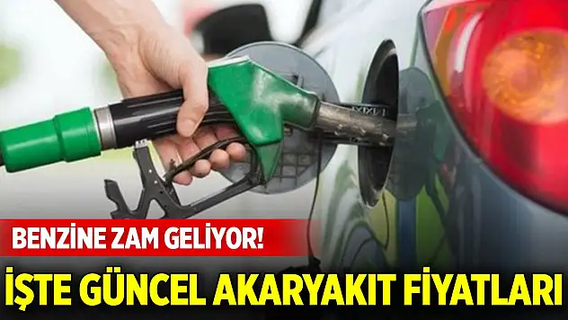 Benzine zam geliyor! İşte 20 Eylül 2024 güncel akaryakıt fiyatları