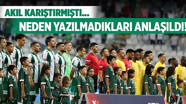 Konyaspor listesini verdi!