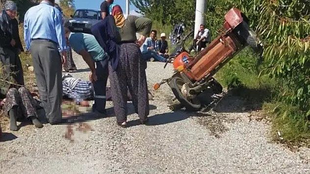 Motosiklet şarampole devrildi: 1 ölü, 2 yaralı