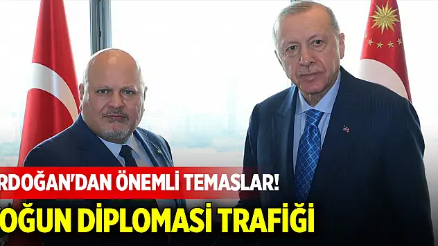 Erdoğan'dan ABD'de peş peşe önemli temaslar! Yoğun diplomasi trafiği