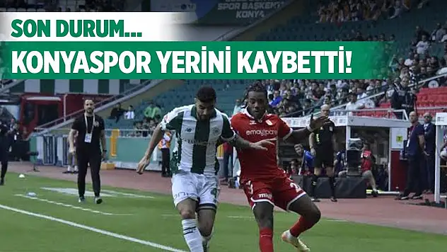 Perde kapandı, Konyaspor'da son durum!