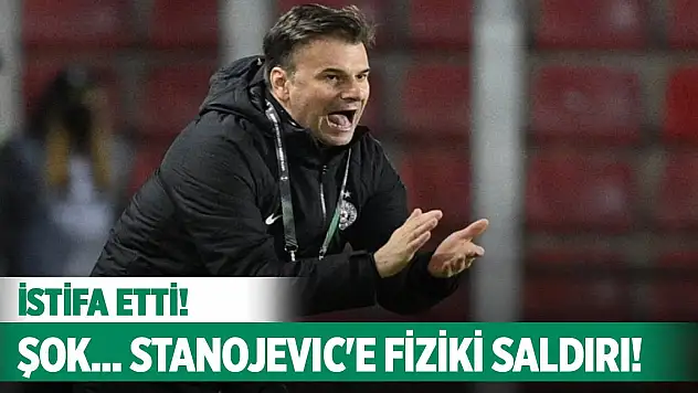 Konyaspor'un eski hocasına taraftar saldırdı!