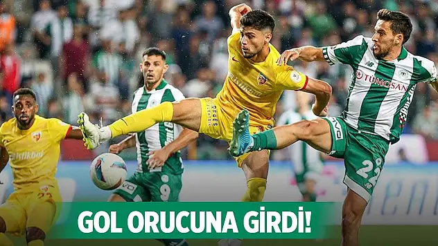 Konyaspor'un Kaplan'ı gol orucunda!