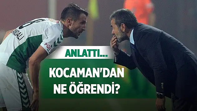 Kocaman'ın Çamdalı'ya Konyaspor'da öğrettikleri!