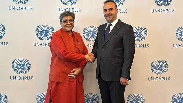 Bakan Kacır, BM Yüksek Temsilcisi Fatima ile görüştü