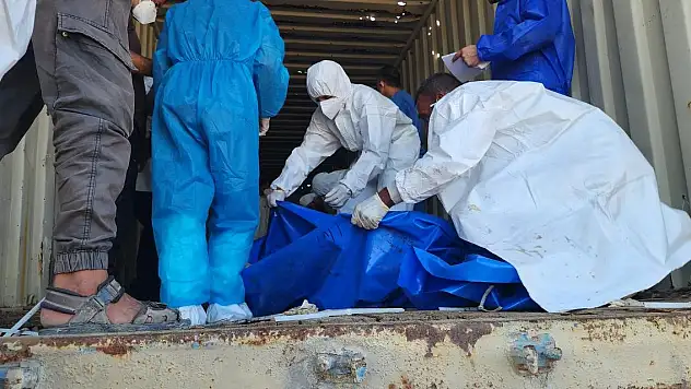 İsrail, Gazze'ye 88 cenazenin bulunduğu bir konteyner gönderdi
