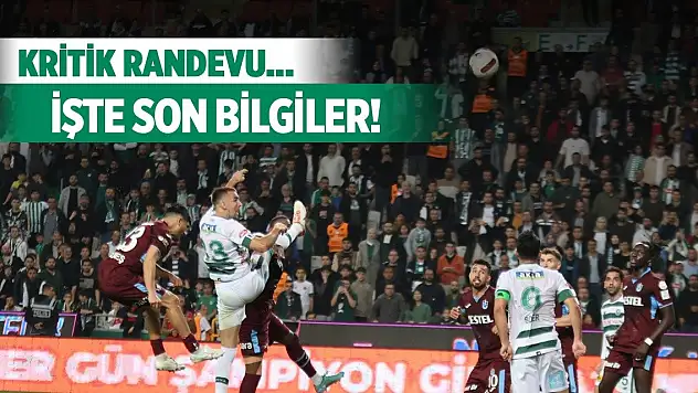 Konyaspor'un zorlu randevusu!