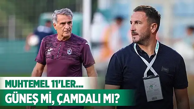 Trabzonspor-Konyaspor, Muhtemel 11'ler!