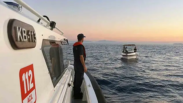 16 düzensiz göçmen kurtarıldı, 1 göçmen kaçakçısı yakalandı