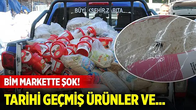 BİM markette şok! Tarihi geçmiş ürünler ve...
