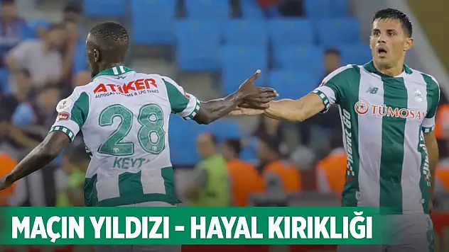 Konyaspor maçında dikkat çekti!