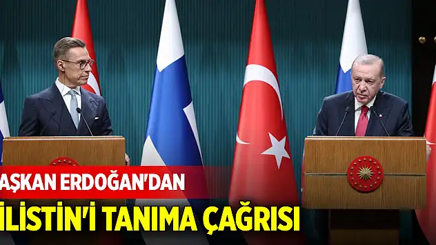Başkan Erdoğan'dan Filistin'i tanıma çağrısı
