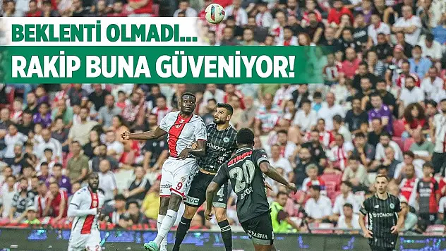 Konyaspor o beklentiyi karşılamadı!