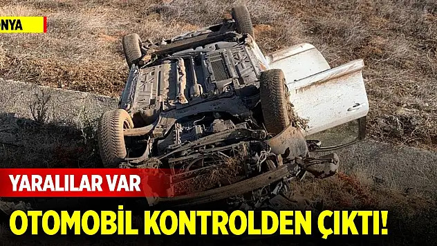 Konya'da otomobil kontrolden çıktı! Yaralılar var