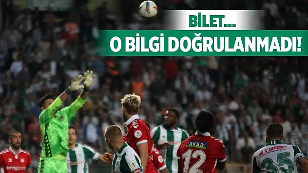Konyaspor'da o bilgi doğrulanmadı