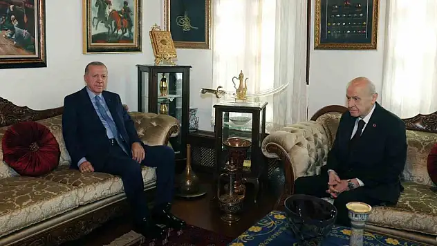 Cumhurbaşkanı Erdoğan, Devlet Bahçeli ile görüştü